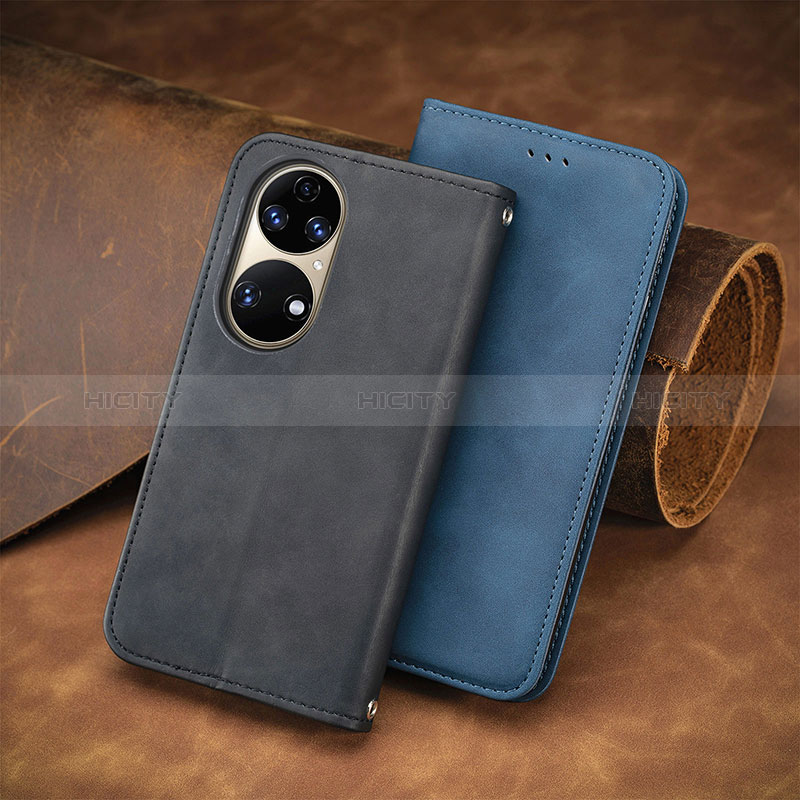 Funda de Cuero Cartera con Soporte Carcasa S08D para Huawei P50e