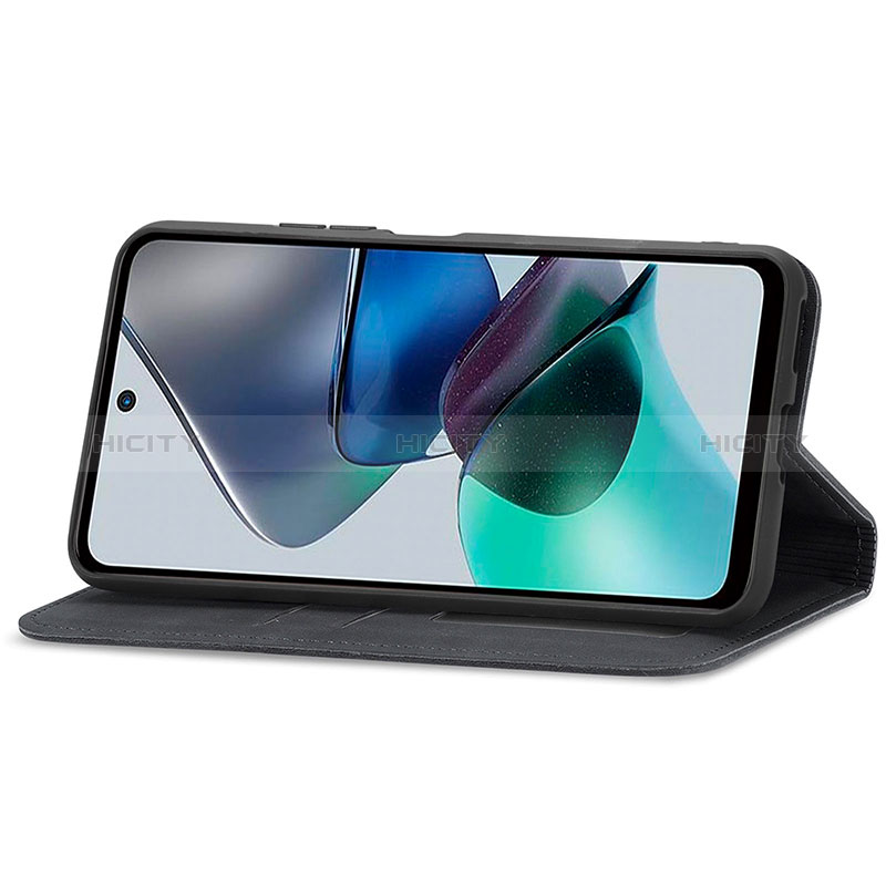 Funda de Cuero Cartera con Soporte Carcasa S08D para Motorola Moto G23