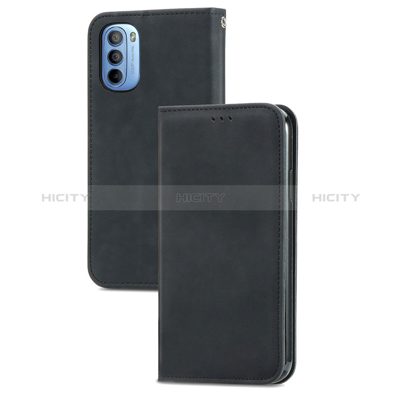 Funda de Cuero Cartera con Soporte Carcasa S08D para Motorola Moto G31