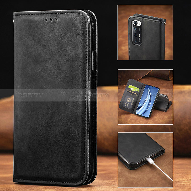 Funda de Cuero Cartera con Soporte Carcasa S08D para Xiaomi Mi 10S 5G