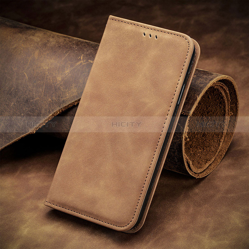 Funda de Cuero Cartera con Soporte Carcasa S08D para Xiaomi Mi 11i 5G (2022) Marron