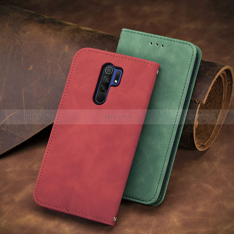 Funda de Cuero Cartera con Soporte Carcasa S08D para Xiaomi Poco M2