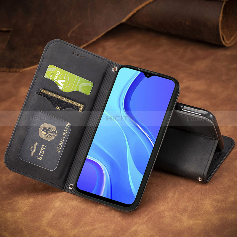 Funda de Cuero Cartera con Soporte Carcasa S08D para Xiaomi Redmi 9