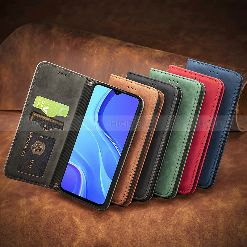 Funda de Cuero Cartera con Soporte Carcasa S08D para Xiaomi Redmi 9