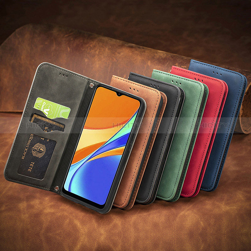 Funda de Cuero Cartera con Soporte Carcasa S08D para Xiaomi Redmi 9 Activ