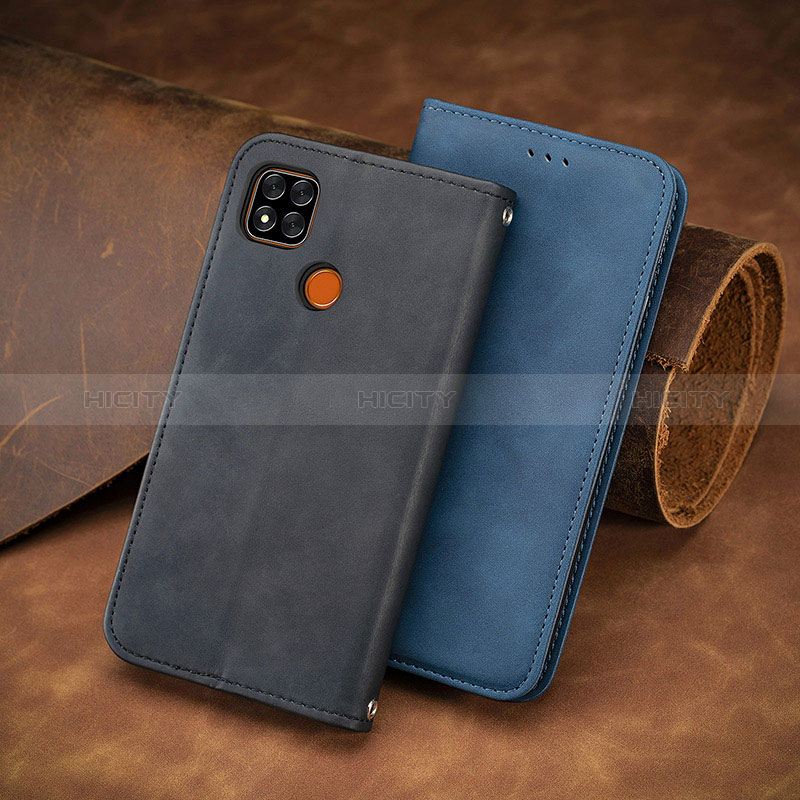 Funda de Cuero Cartera con Soporte Carcasa S08D para Xiaomi Redmi 9 Activ