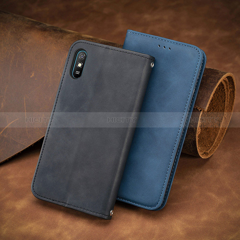 Funda de Cuero Cartera con Soporte Carcasa S08D para Xiaomi Redmi 9A