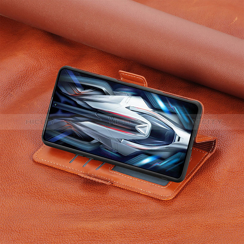 Funda de Cuero Cartera con Soporte Carcasa S08D para Xiaomi Redmi K50 Gaming 5G