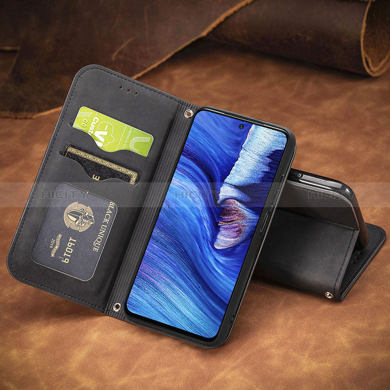 Funda de Cuero Cartera con Soporte Carcasa S08D para Xiaomi Redmi Note 10T 5G