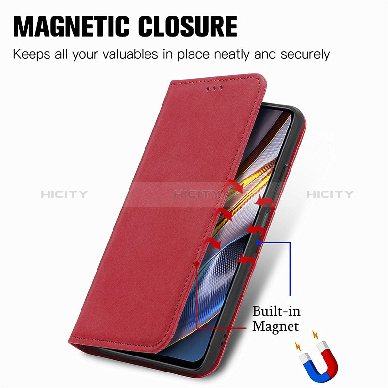 Funda de Cuero Cartera con Soporte Carcasa S08D para Xiaomi Redmi Note 11T Pro 5G