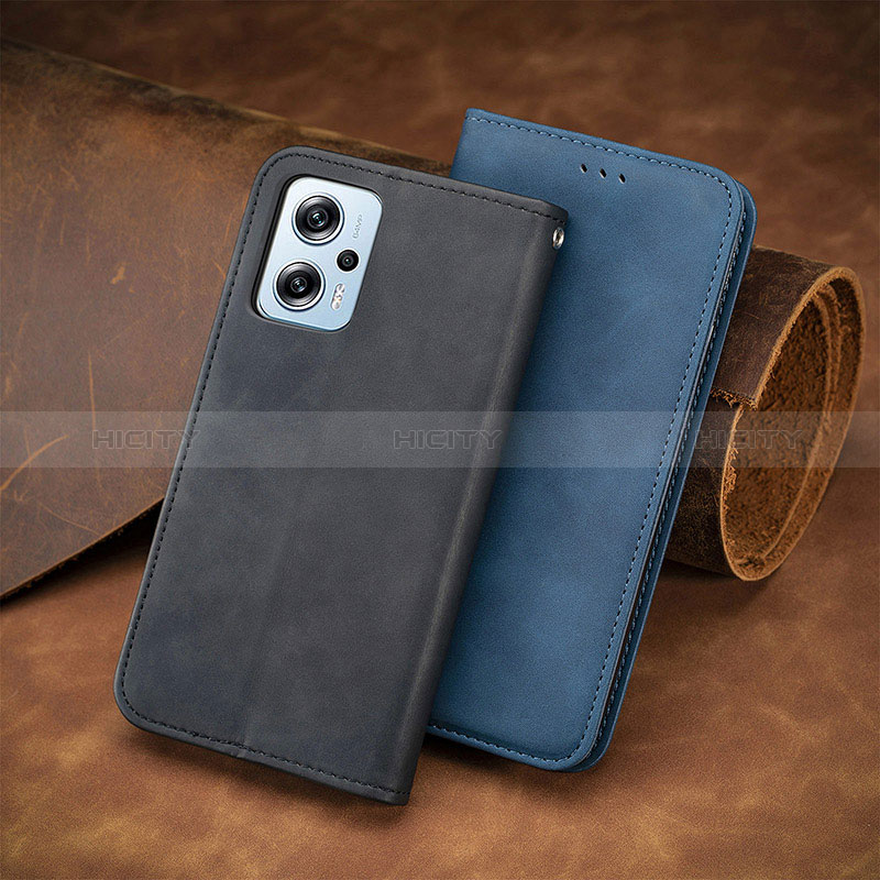 Funda de Cuero Cartera con Soporte Carcasa S08D para Xiaomi Redmi Note 11T Pro+ Plus 5G