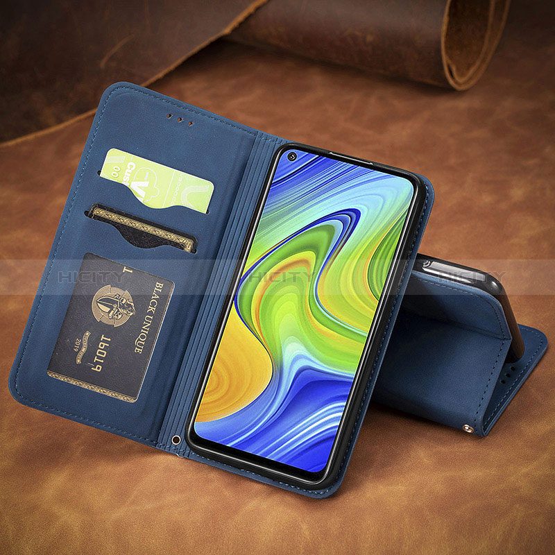 Funda de Cuero Cartera con Soporte Carcasa S08D para Xiaomi Redmi Note 9