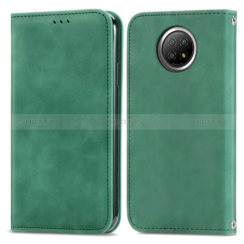 Funda de Cuero Cartera con Soporte Carcasa S08D para Xiaomi Redmi Note 9 5G