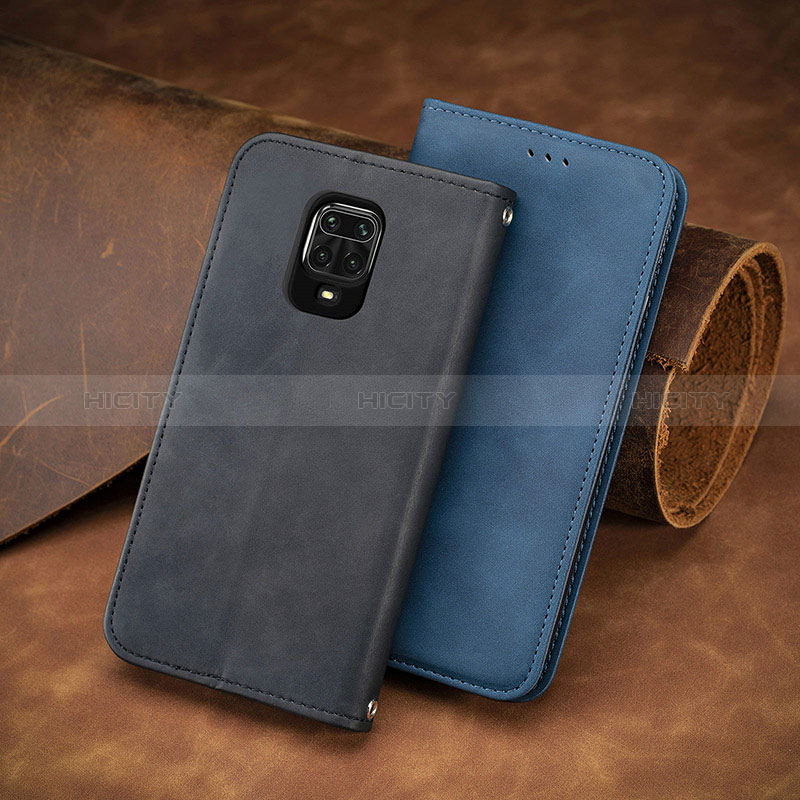 Funda de Cuero Cartera con Soporte Carcasa S08D para Xiaomi Redmi Note 9 Pro