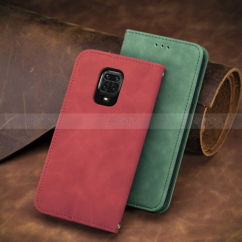 Funda de Cuero Cartera con Soporte Carcasa S08D para Xiaomi Redmi Note 9 Pro