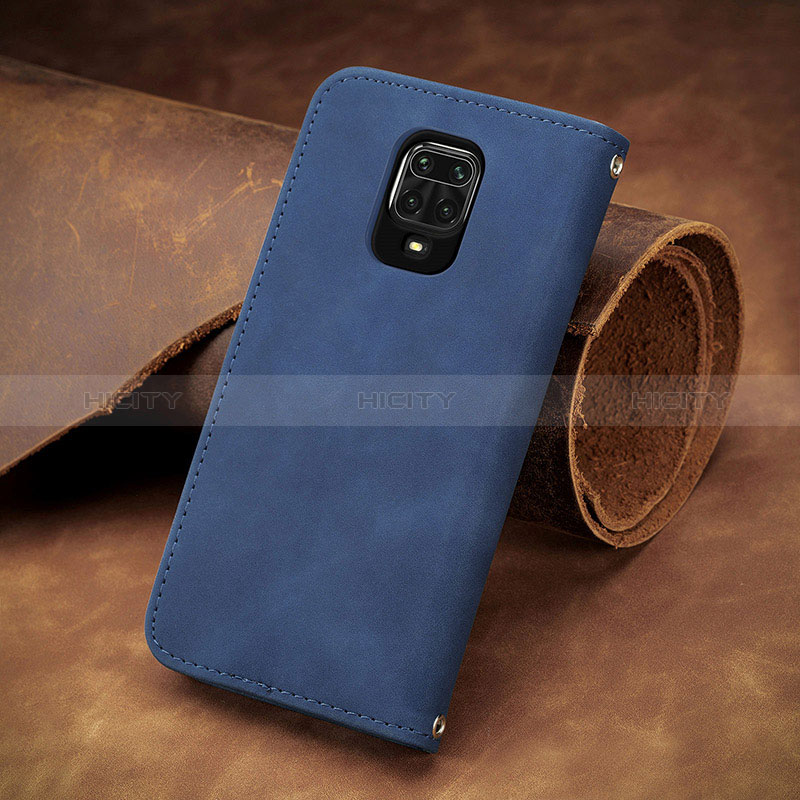 Funda de Cuero Cartera con Soporte Carcasa S08D para Xiaomi Redmi Note 9 Pro