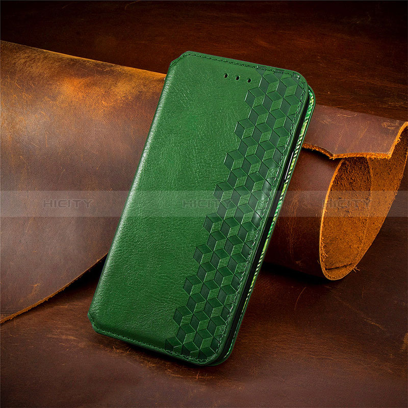 Funda de Cuero Cartera con Soporte Carcasa S09D para Google Pixel 5 XL 5G