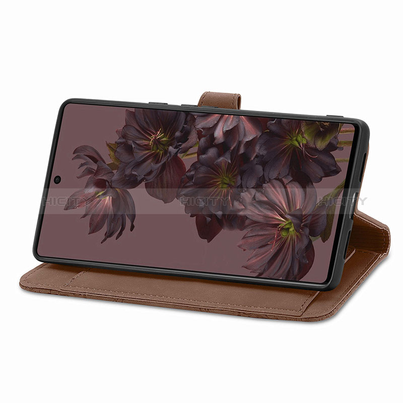 Funda de Cuero Cartera con Soporte Carcasa S09D para Google Pixel 7 5G