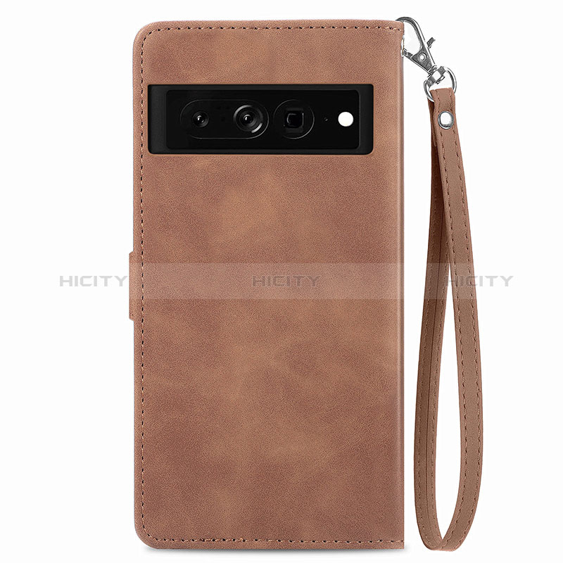 Funda de Cuero Cartera con Soporte Carcasa S09D para Google Pixel 7 5G