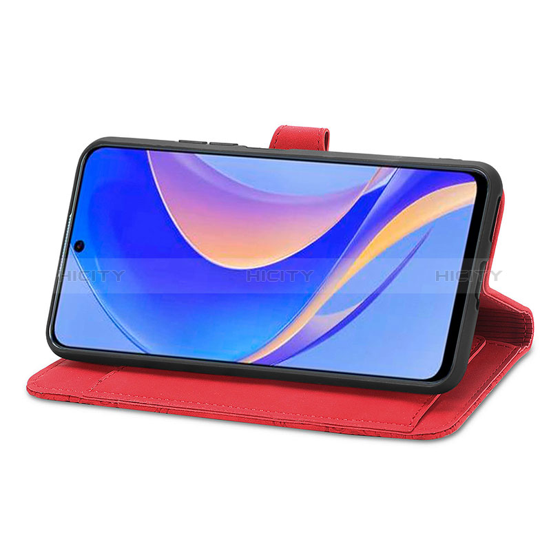 Funda de Cuero Cartera con Soporte Carcasa S09D para Huawei Enjoy 50 Pro