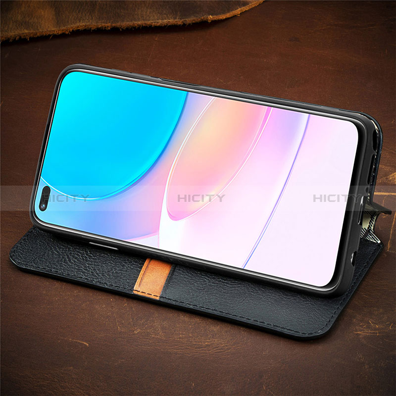 Funda de Cuero Cartera con Soporte Carcasa S09D para Huawei Honor 50 Lite