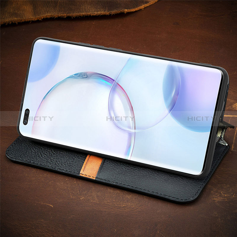 Funda de Cuero Cartera con Soporte Carcasa S09D para Huawei Honor 50 Pro 5G