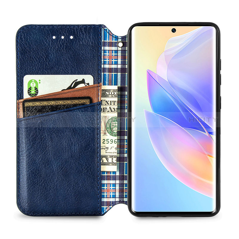 Funda de Cuero Cartera con Soporte Carcasa S09D para Huawei Honor 60 SE 5G