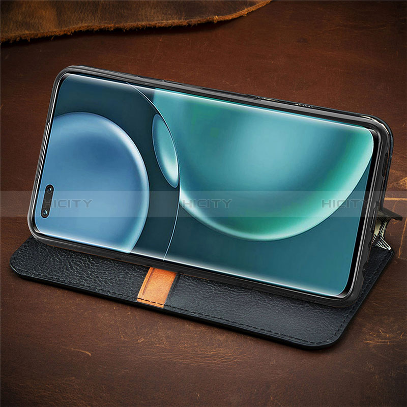 Funda de Cuero Cartera con Soporte Carcasa S09D para Huawei Honor Magic4 Pro 5G