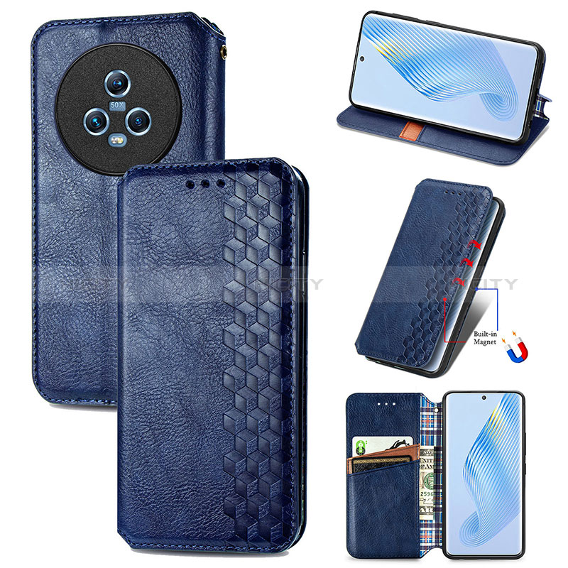 Funda de Cuero Cartera con Soporte Carcasa S09D para Huawei Honor Magic5 5G