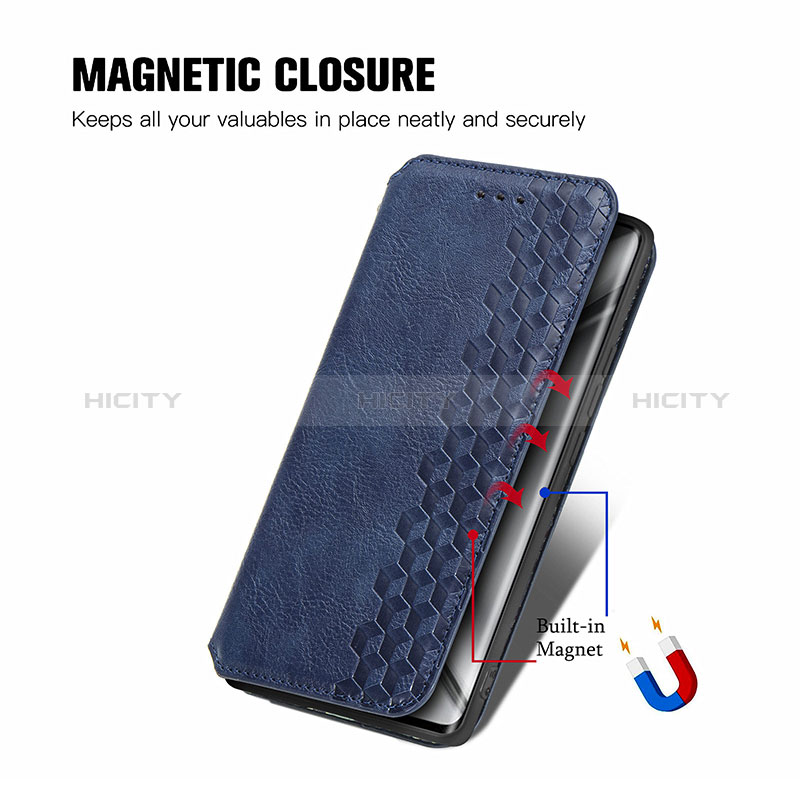 Funda de Cuero Cartera con Soporte Carcasa S09D para Huawei Honor V40 5G