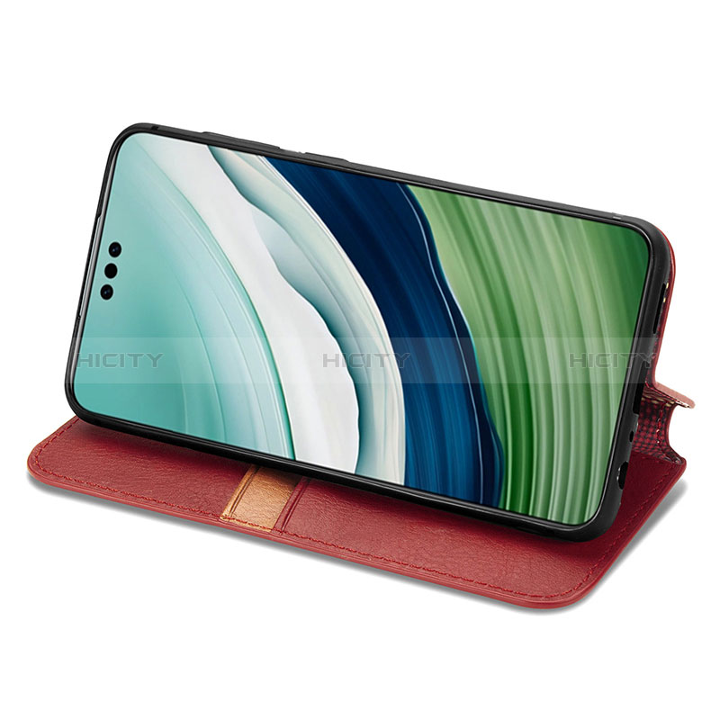 Funda de Cuero Cartera con Soporte Carcasa S09D para Huawei Mate 60 Pro+ Plus