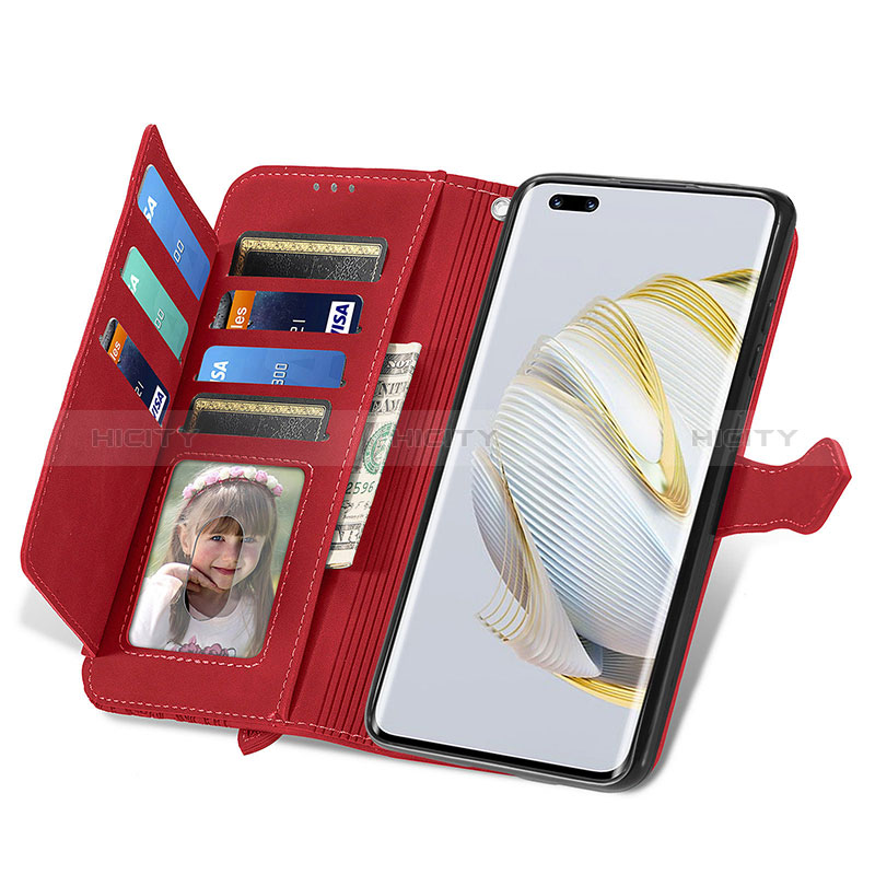 Funda de Cuero Cartera con Soporte Carcasa S09D para Huawei Nova 10 Pro