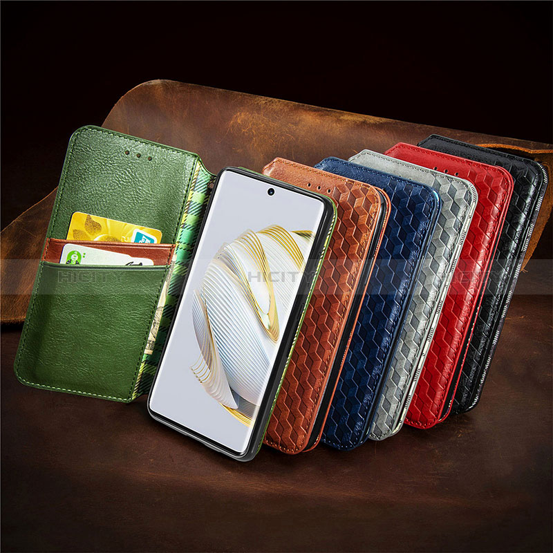 Funda de Cuero Cartera con Soporte Carcasa S09D para Huawei Nova 10 SE