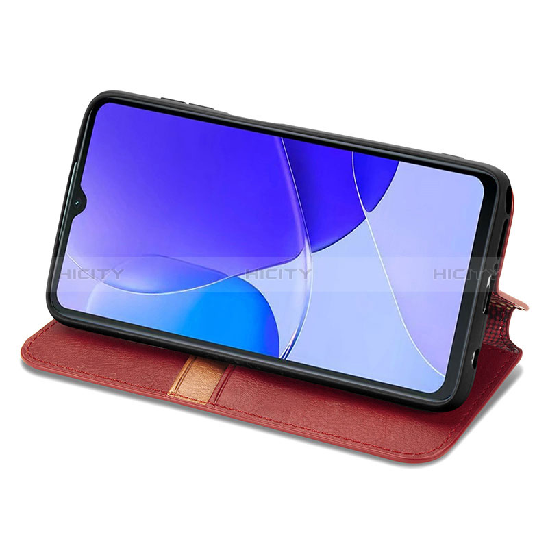 Funda de Cuero Cartera con Soporte Carcasa S09D para Huawei Nova Y91