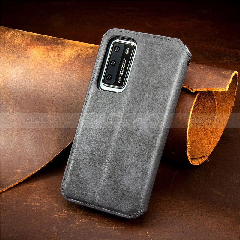 Funda de Cuero Cartera con Soporte Carcasa S09D para Huawei P40