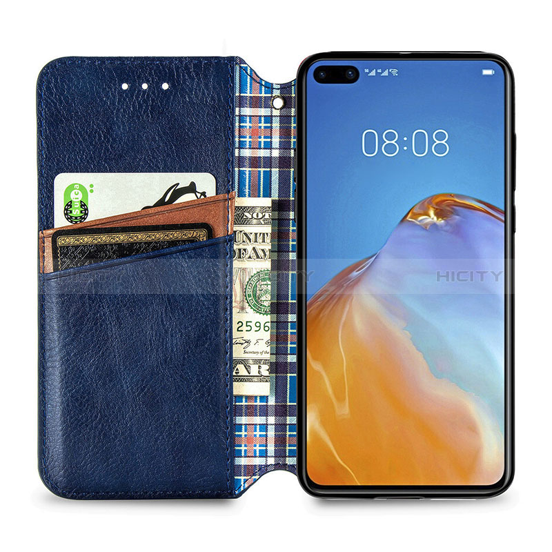 Funda de Cuero Cartera con Soporte Carcasa S09D para Huawei P40 Pro