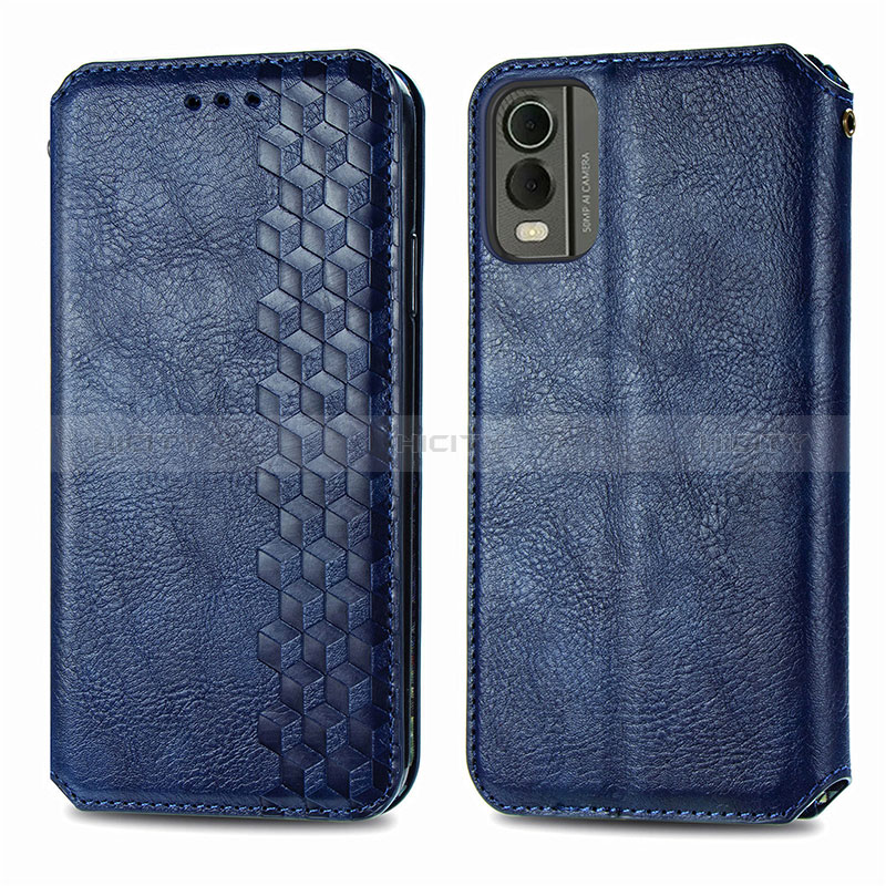 Funda de Cuero Cartera con Soporte Carcasa S09D para Nokia C210