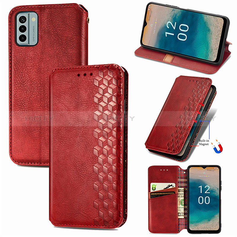 Funda de Cuero Cartera con Soporte Carcasa S09D para Nokia G22