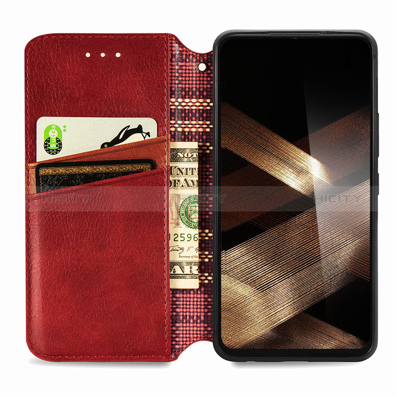 Funda de Cuero Cartera con Soporte Carcasa S09D para Oppo A38