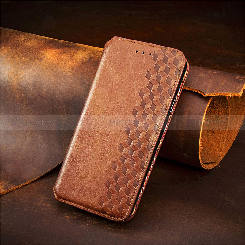 Funda de Cuero Cartera con Soporte Carcasa S09D para Realme 11 5G Marron