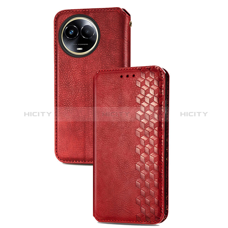 Funda de Cuero Cartera con Soporte Carcasa S09D para Realme V50s 5G