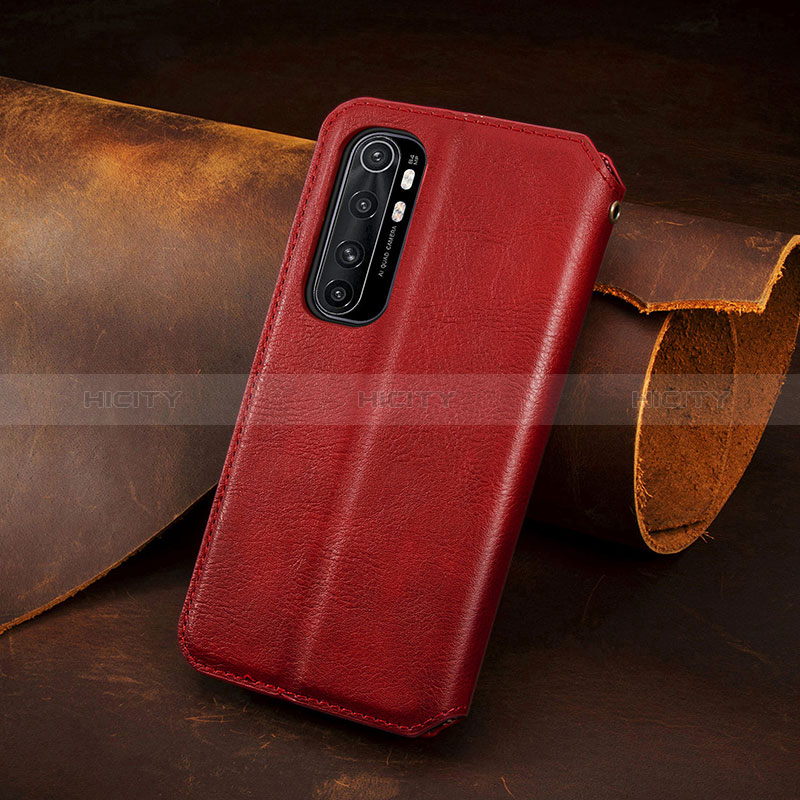 Funda de Cuero Cartera con Soporte Carcasa S09D para Xiaomi Mi Note 10 Lite