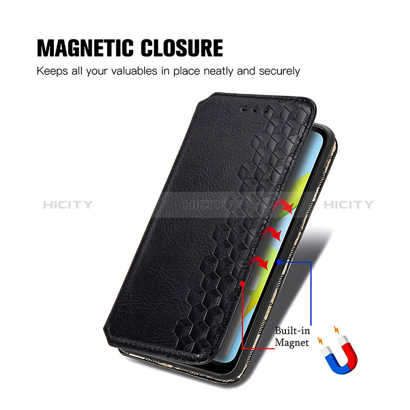 Funda de Cuero Cartera con Soporte Carcasa S09D para Xiaomi Poco C51