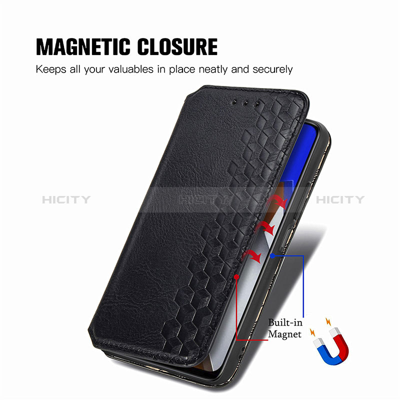 Funda de Cuero Cartera con Soporte Carcasa S09D para Xiaomi Poco M4 Pro 4G