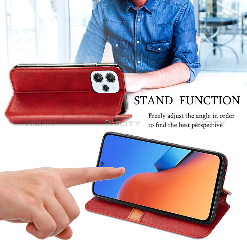 Funda de Cuero Cartera con Soporte Carcasa S09D para Xiaomi Redmi 12 4G