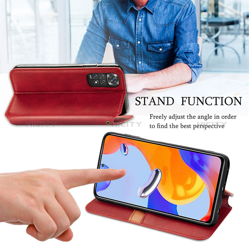 Funda de Cuero Cartera con Soporte Carcasa S09D para Xiaomi Redmi Note 11 Pro 4G