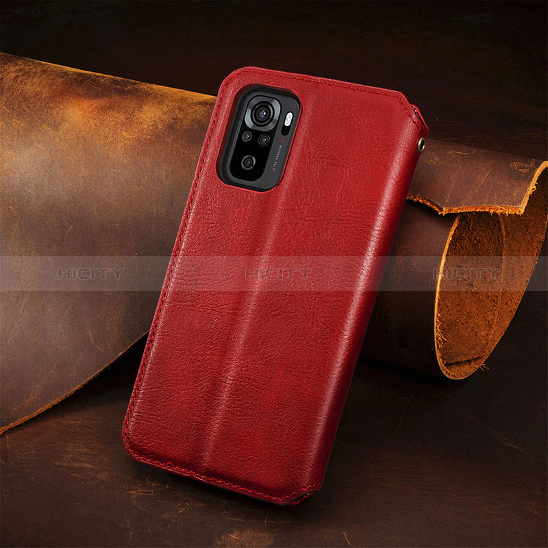 Funda de Cuero Cartera con Soporte Carcasa S09D para Xiaomi Redmi Note 11 SE India 4G