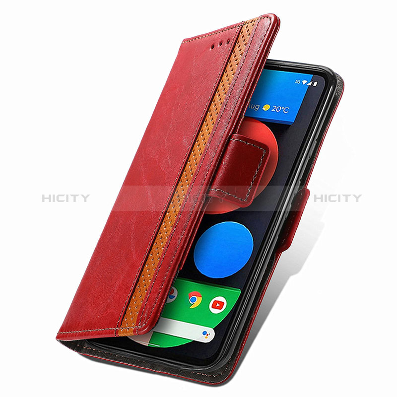 Funda de Cuero Cartera con Soporte Carcasa S10D para Google Pixel 5a 5G