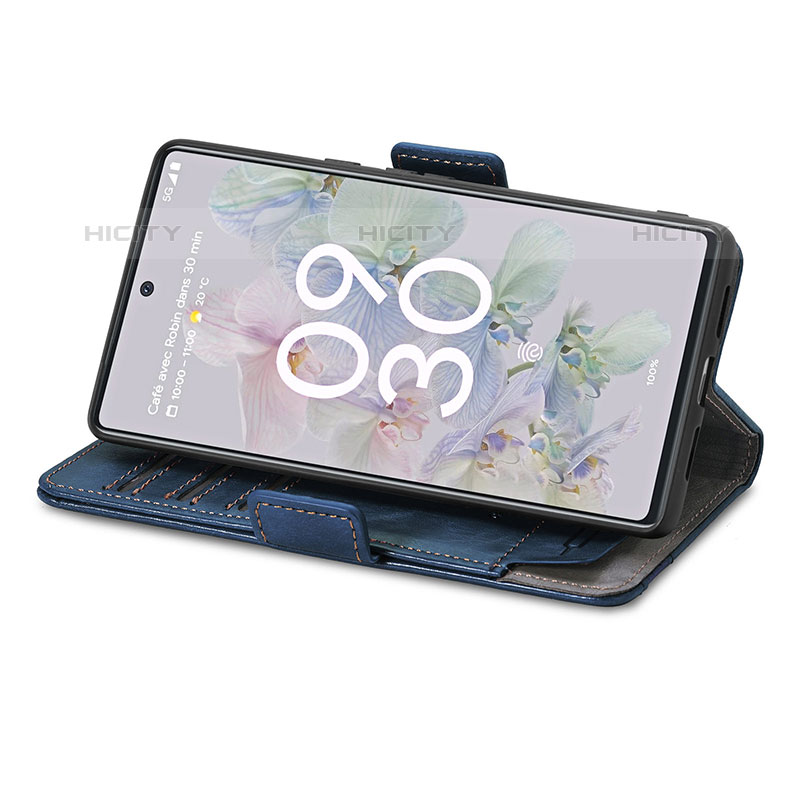 Funda de Cuero Cartera con Soporte Carcasa S10D para Google Pixel 6a 5G