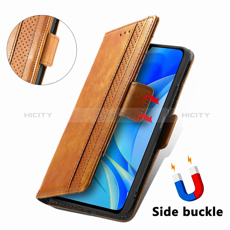 Funda de Cuero Cartera con Soporte Carcasa S10D para Huawei Enjoy 50